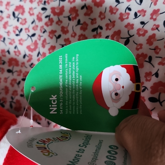 Brand new Squishmallows Nick aka Mr Claus Christmas plush pillow - Picture 6 of 7